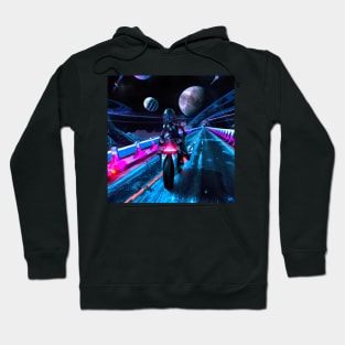 Space Rider across the Universe Hoodie